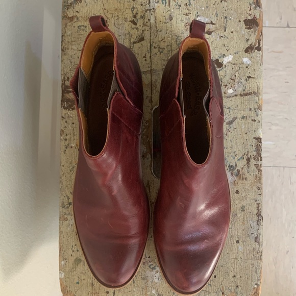 Kork Ease Velma Ankle Boots burgundy 11 - Picture 3 of 9